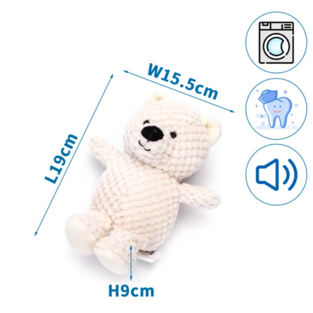 plyšový nobleza medvedík pískací 01-